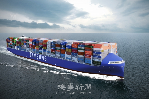 Eco Container ship 이미지(제공 삼성중공업)