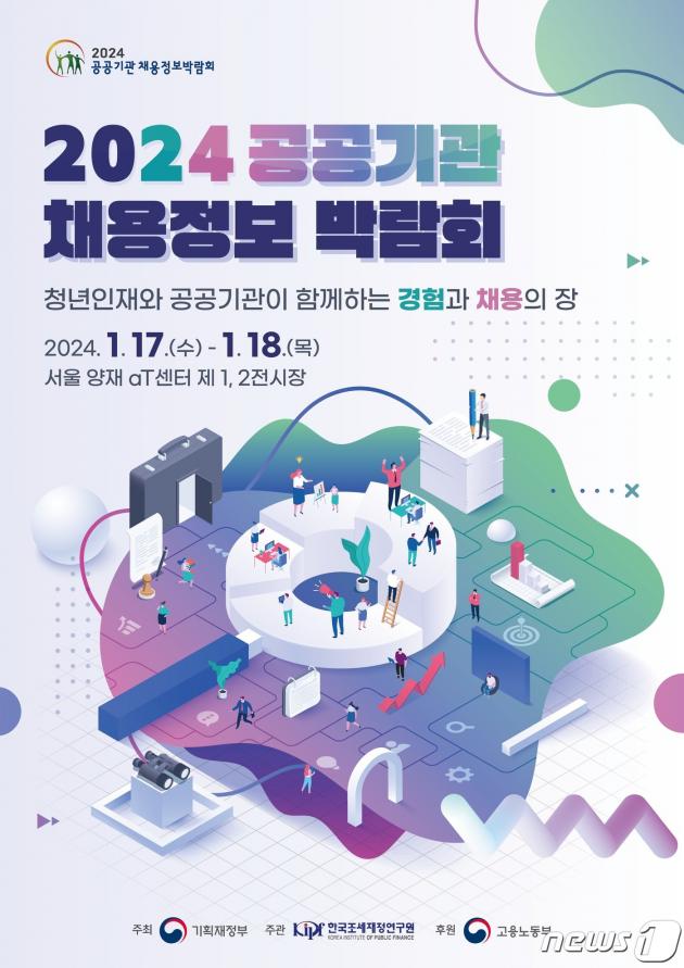 2024 공공기관 채용정보 박람회 포스터. (부산항만공사 제공)