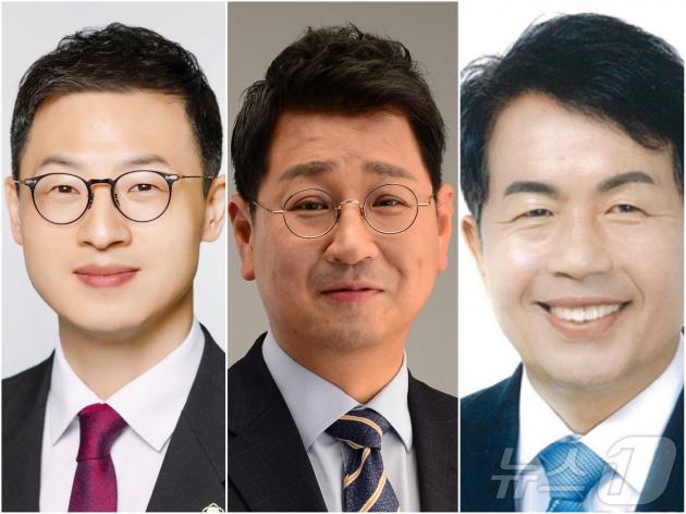 김상욱, 김태선, 윤종오 국회의원(왼쪽부터).