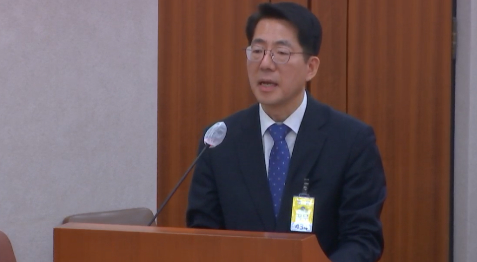 청문회 모두발언하는 황종우 후보자 / 출처 국회 영상 캡처