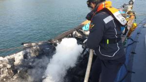 경남 마산서 어선 화재…인명피해는 없어